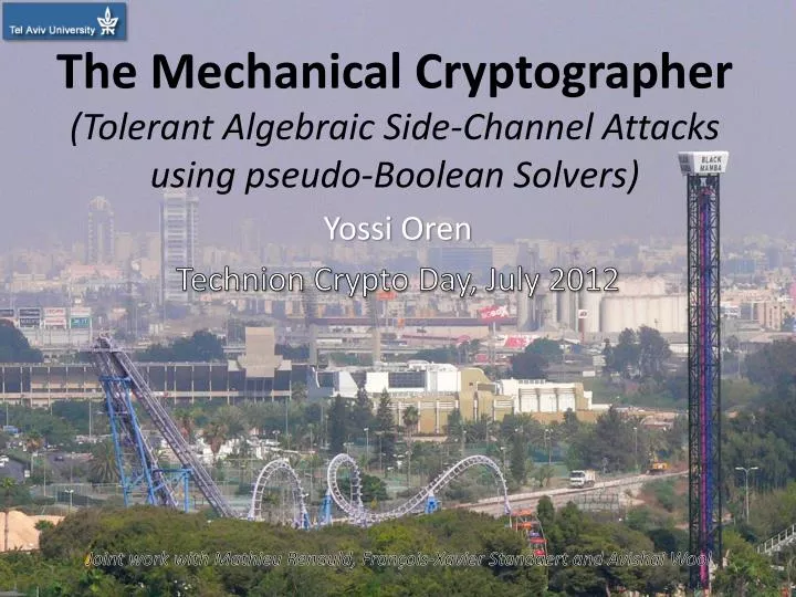 the mechanical cryptographer tolerant algebraic side channel attacks using pseudo boolean solvers