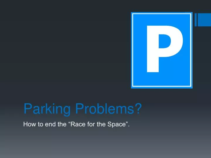 parking problems