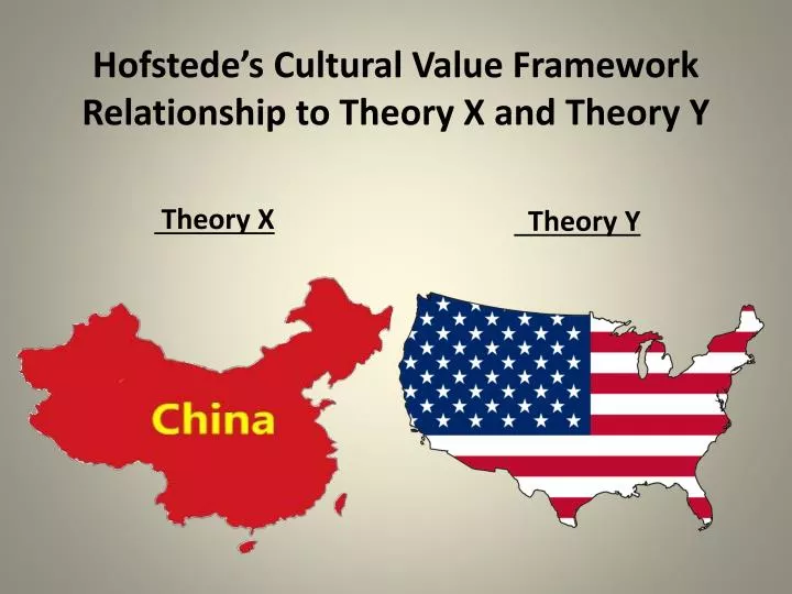 hofstede s cultural value framework relationship to theory x and theory y