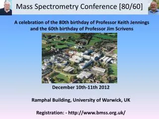 Mass Spectrometry Conference [80/60]