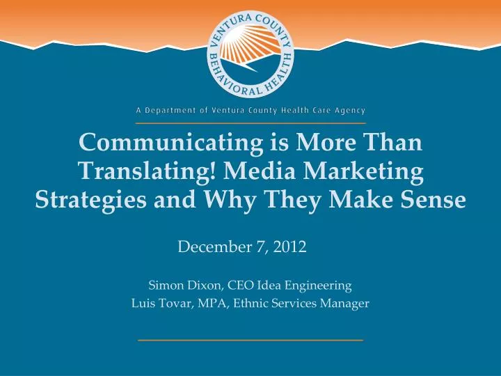 communicating is more than translating media marketing strategies and why they make sense