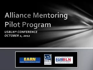Alliance Mentoring Pilot Program