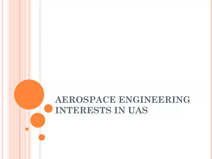 aerospace engineering interests in uas