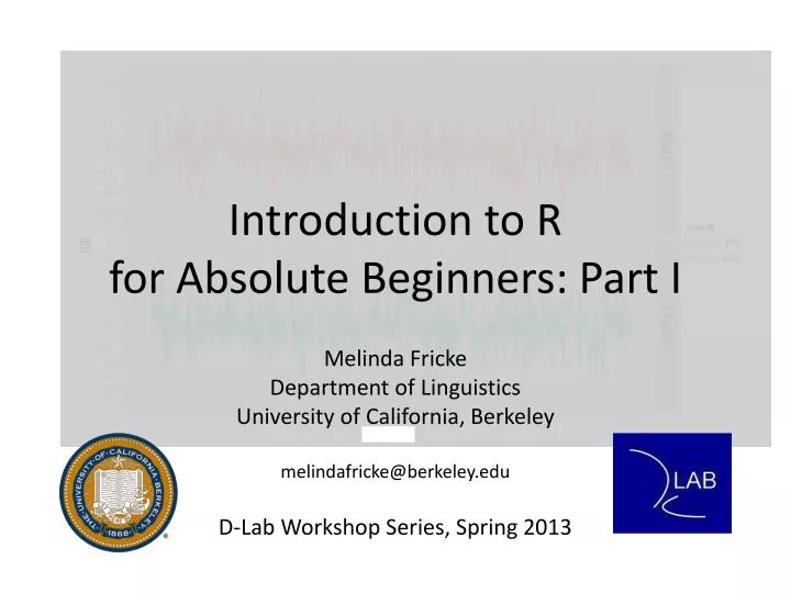 introduction to r for absolute beginners part i