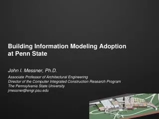 Building Information Modeling Adoption at Penn State