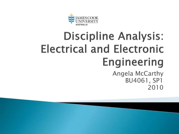 discipline analysis electrical and electronic engineering