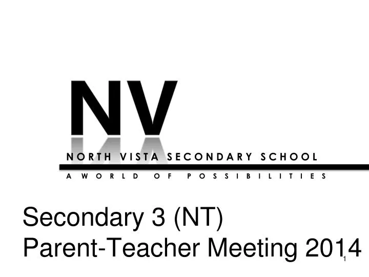 secondary 3 nt parent teacher meeting 2014