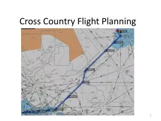 Cross Country Flight Planning