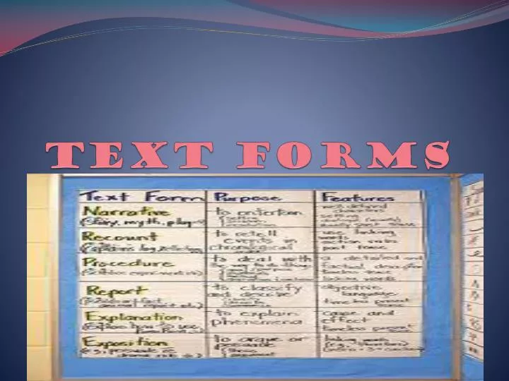 text forms