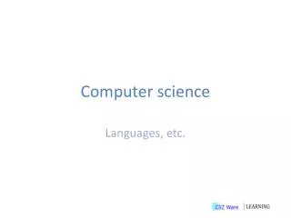 Computer science