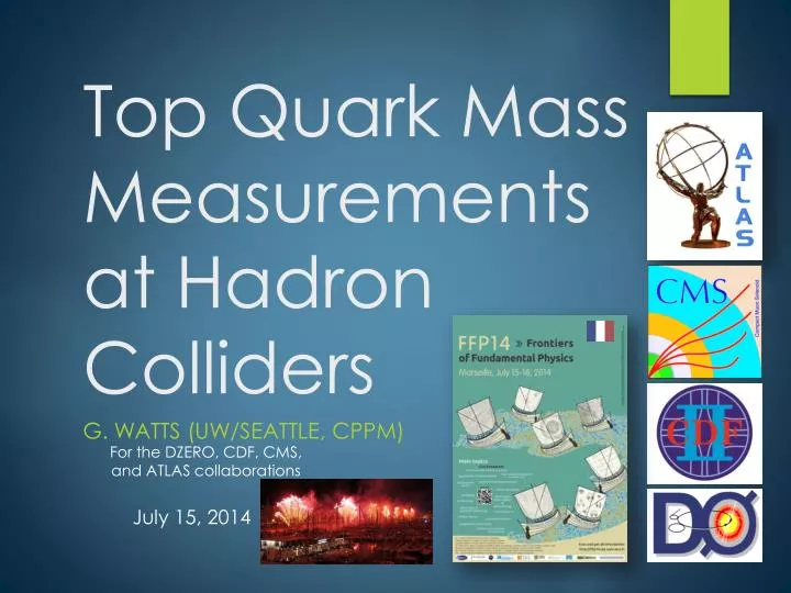 top quark mass measurements at hadron colliders