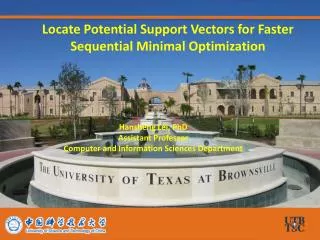 Locate Potential Support Vectors for Faster Sequential Minimal Optimization