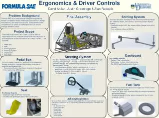 Ergonomics &amp; Driver Controls