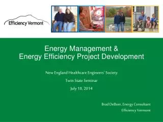 Brad DeBoer, Energy Consultant Efficiency Vermont