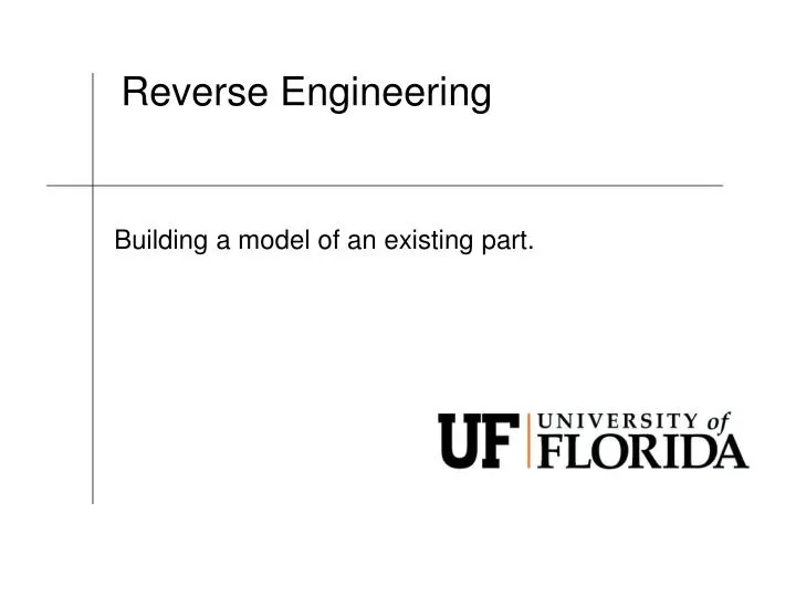 reverse engineering