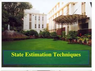 State Estimation Techniques