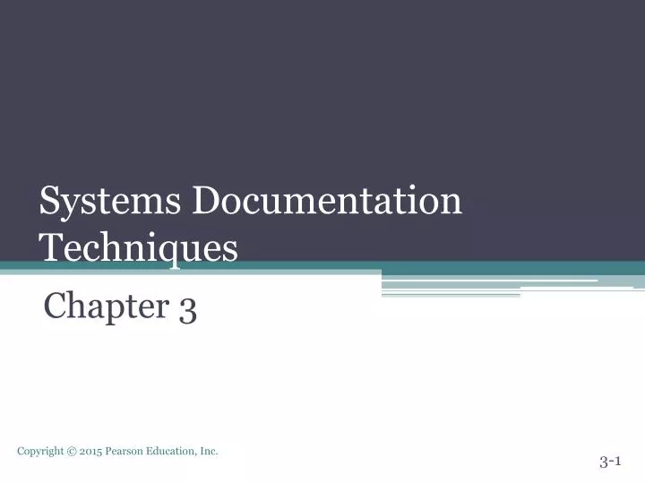 systems documentation techniques