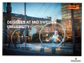 Degrees at Mid Sweden University