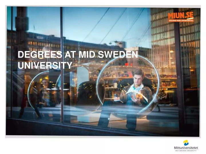 degrees at mid sweden university