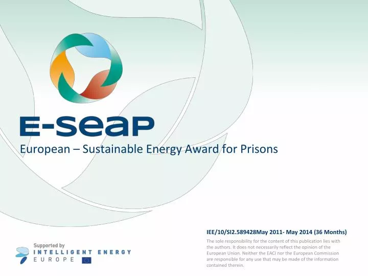 european sustainable energy award for prisons