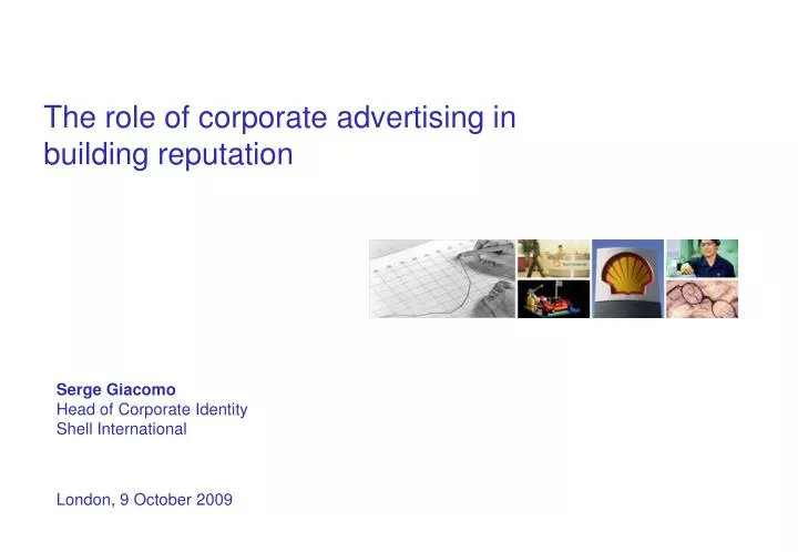 the role of corporate advertising in building reputation