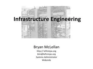 Infrastructure Engineering