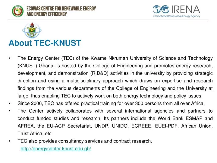 about tec knust