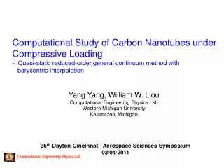 Computational Study of Carbon Nanotubes under Compressive Loading