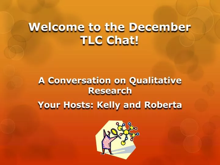 welcome to the december tlc chat