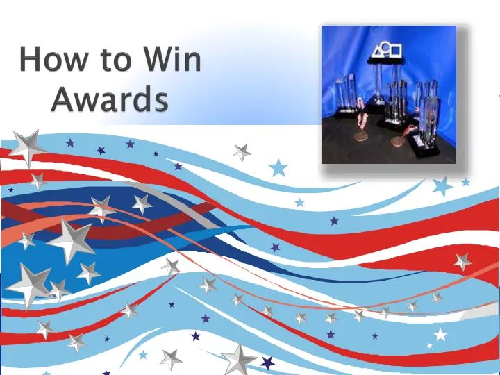 how to win awards
