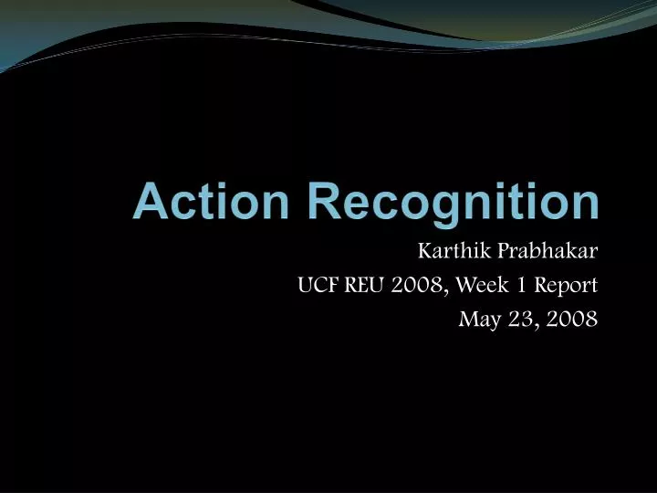 action recognition
