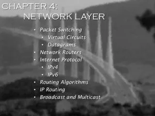 CHAPTER 4: NETWORK LAYER
