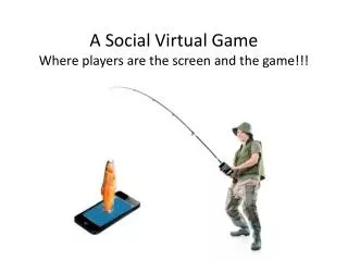 A Social Virtual Game Where players are the screen and the game!!!