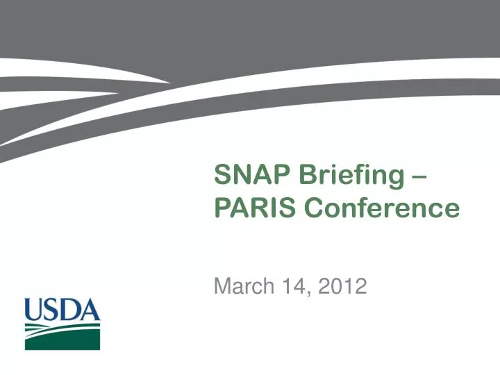 snap briefing paris conference