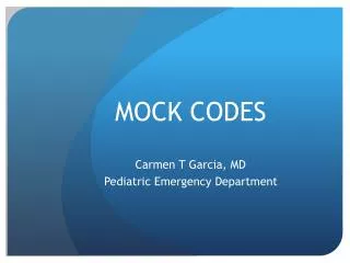 MOCK CODES