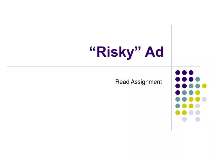 risky ad