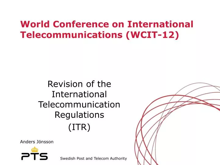 world conference on international telecommunications wcit 12