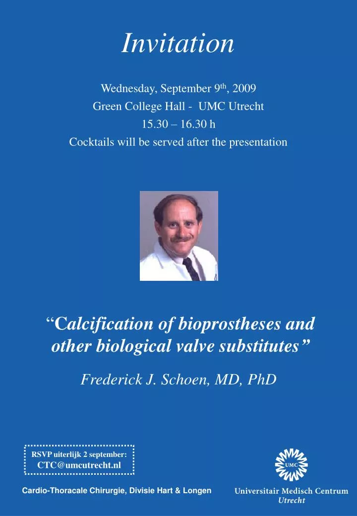 c alcification of bioprostheses and other biological valve substitutes