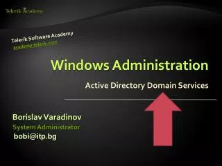 Windows Administration
