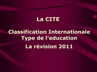 la cite