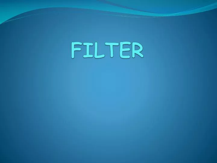 filter