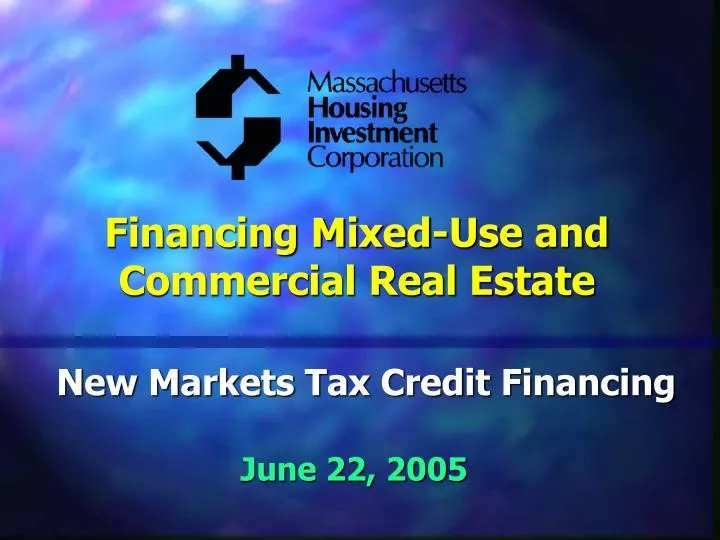 financing mixed use and commercial real estate