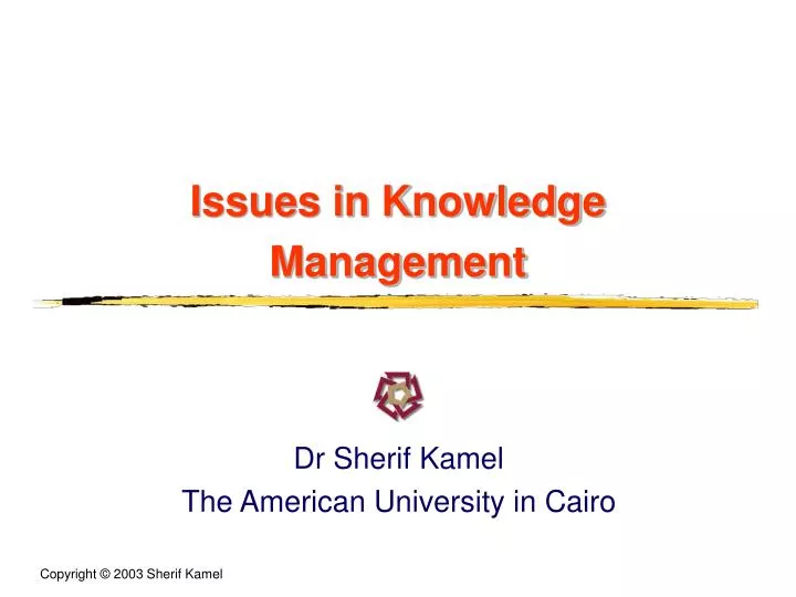 issues in knowledge management