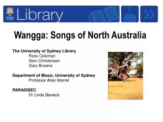 Wangga: Songs of North Australia