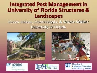 Integrated Pest Management in University of Florida Structures &amp; Landscapes