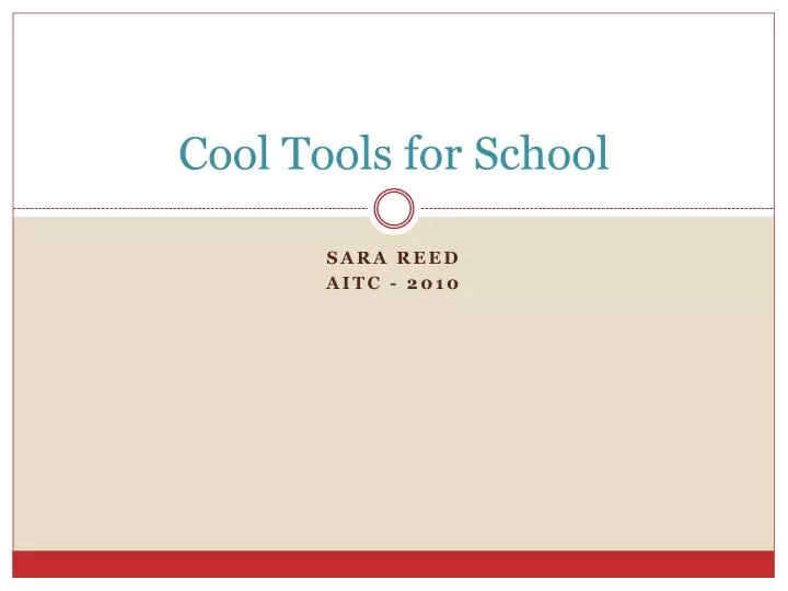 cool tools for school