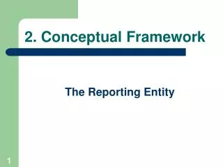 2. Conceptual Framework