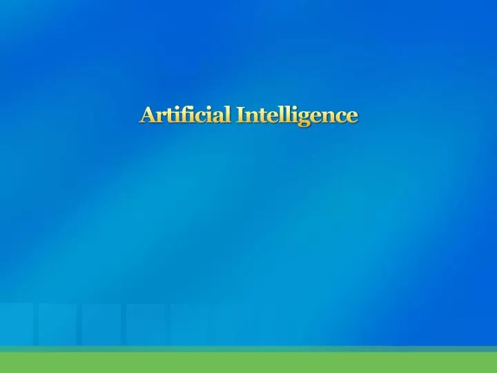 artificial intelligence