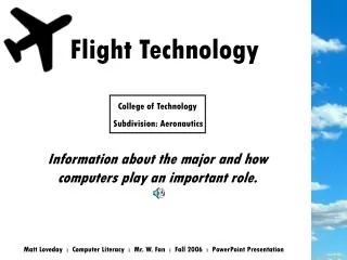 Flight Technology