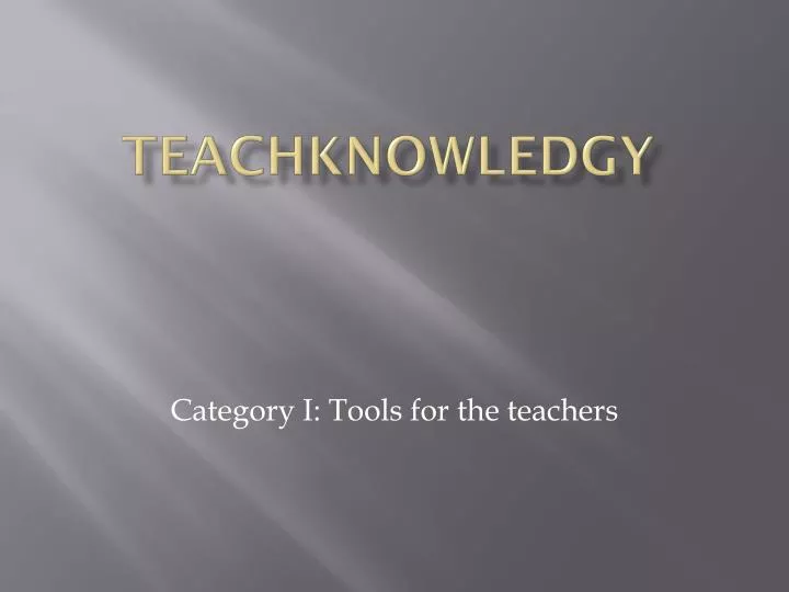 teachknowledgy